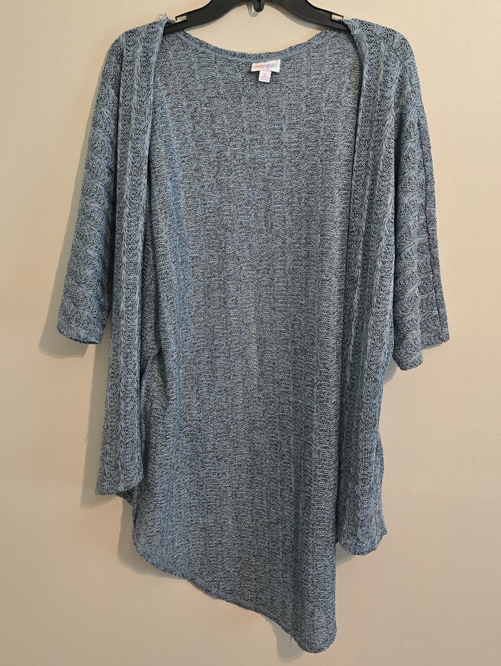 LuLaRoe Dusty Blue Open-Front Knit Cardigan
